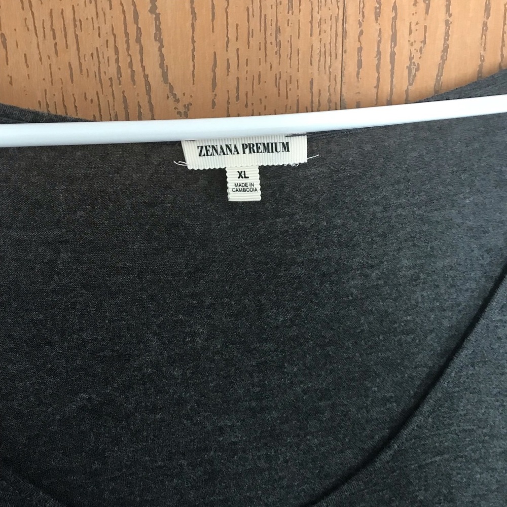 Grey cotton fall dress